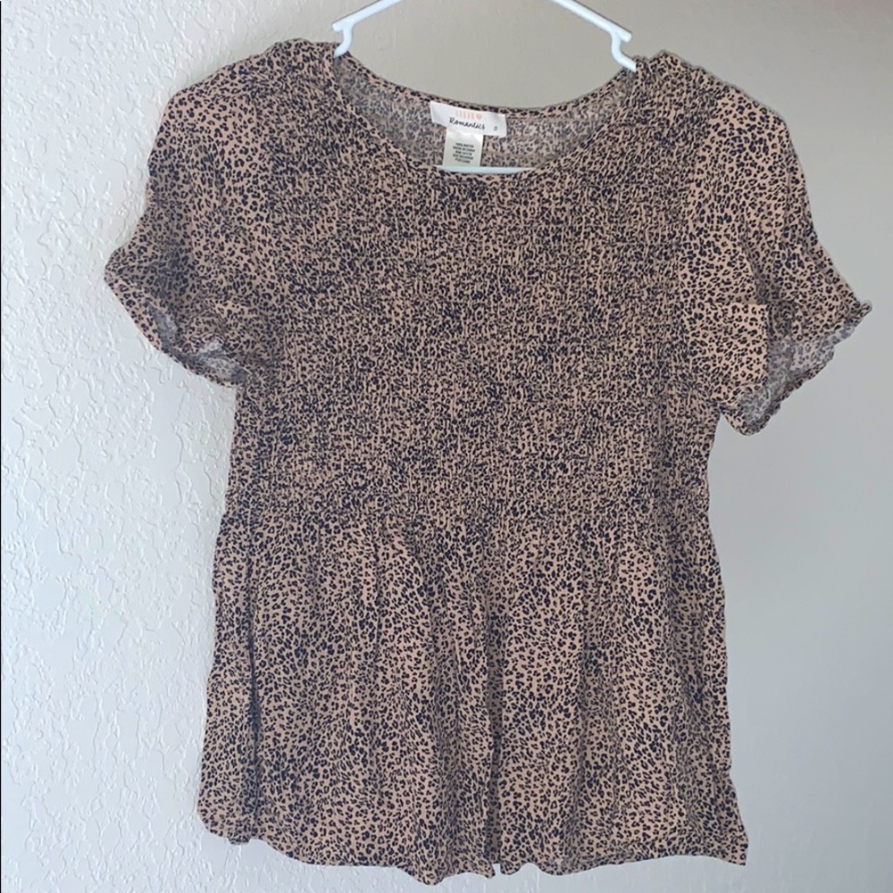 Cheetah Print Top